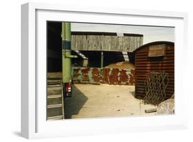 Outbuildings Made Of Corrugated Metal-Fay Godwin-Framed Giclee Print