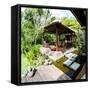 Outdoor Area at Luxury Accommodation Near Ubud on the Island of Bali, Indonesia, Southeast Asia-Matthew Williams-Ellis-Framed Stretched Canvas