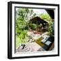 Outdoor Area at Luxury Accommodation Near Ubud on the Island of Bali, Indonesia, Southeast Asia-Matthew Williams-Ellis-Framed Premium Photographic Print