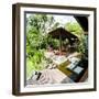 Outdoor Area at Luxury Accommodation Near Ubud on the Island of Bali, Indonesia, Southeast Asia-Matthew Williams-Ellis-Framed Photographic Print