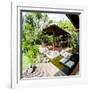 Outdoor Area at Luxury Accommodation Near Ubud on the Island of Bali, Indonesia, Southeast Asia-Matthew Williams-Ellis-Framed Photographic Print