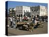 Outdoor Bazaar Scene, Djibouti City, Djibouti, Africa-Ken Gillham-Stretched Canvas