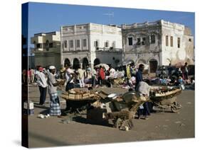 Outdoor Bazaar Scene, Djibouti City, Djibouti, Africa-Ken Gillham-Stretched Canvas