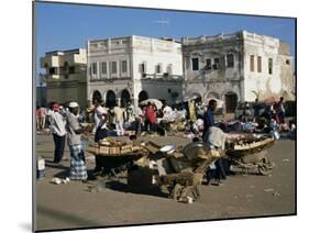 Outdoor Bazaar Scene, Djibouti City, Djibouti, Africa-Ken Gillham-Mounted Photographic Print