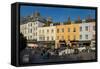 Outdoor Cafe and Typical Terrace in Centre of Margate, Kent, England, United Kingdom, Europe-Charles Bowman-Framed Stretched Canvas