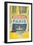 Outdoor Cafe, Paris, France-null-Framed Art Print