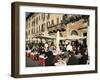 Outdoor Cafe, Piazza Navona, Rome, Lazio, Italy-Sergio Pitamitz-Framed Photographic Print