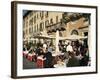 Outdoor Cafe, Piazza Navona, Rome, Lazio, Italy-Sergio Pitamitz-Framed Photographic Print