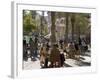 Outdoor Cafe, Plaza Nueva, Granada, Andalucia, Spain-Sheila Terry-Framed Photographic Print