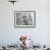 Outdoor Cafe Table, Lucerne, Switzerland-Walter Bibikow-Framed Photographic Print displayed on a wall