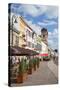 Outdoor Cafes in Hlavne Nam (Main Square), Kosice, Kosice Region, Slovakia, Europe-Ian Trower-Stretched Canvas