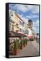 Outdoor Cafes in Hlavne Nam (Main Square), Kosice, Kosice Region, Slovakia, Europe-Ian Trower-Framed Stretched Canvas