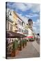 Outdoor Cafes in Hlavne Nam (Main Square), Kosice, Kosice Region, Slovakia, Europe-Ian Trower-Stretched Canvas
