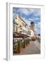 Outdoor Cafes in Hlavne Nam (Main Square), Kosice, Kosice Region, Slovakia, Europe-Ian Trower-Framed Photographic Print