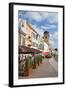 Outdoor Cafes in Hlavne Nam (Main Square), Kosice, Kosice Region, Slovakia, Europe-Ian Trower-Framed Photographic Print