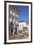 Outdoor Cafes in Klauzal Square, Szeged, Southern Plain, Hungary, Europe-Ian Trower-Framed Photographic Print