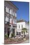 Outdoor Cafes in Klauzal Square, Szeged, Southern Plain, Hungary, Europe-Ian Trower-Mounted Photographic Print