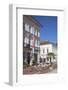 Outdoor Cafes in Klauzal Square, Szeged, Southern Plain, Hungary, Europe-Ian Trower-Framed Photographic Print