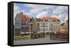 Outdoor Cafes in Piata Unirii, Timisoara, Banat, Romania, Europe-Ian Trower-Framed Stretched Canvas