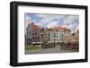 Outdoor Cafes in Piata Unirii, Timisoara, Banat, Romania, Europe-Ian Trower-Framed Photographic Print