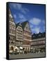 Outdoor Cafes in the Romer Area, Frankfurt Am Main, Germany, Europe-Tovy Adina-Framed Stretched Canvas