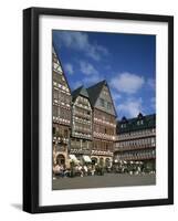 Outdoor Cafes in the Romer Area, Frankfurt Am Main, Germany, Europe-Tovy Adina-Framed Photographic Print