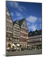 Outdoor Cafes in the Romer Area, Frankfurt Am Main, Germany, Europe-Tovy Adina-Mounted Photographic Print