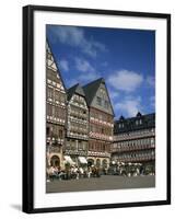 Outdoor Cafes in the Romer Area, Frankfurt Am Main, Germany, Europe-Tovy Adina-Framed Photographic Print