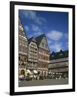 Outdoor Cafes in the Romer Area, Frankfurt Am Main, Germany, Europe-Tovy Adina-Framed Photographic Print