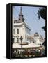 Outdoor Cafes on Kneza Mihailova Pedestrian Boulevard, Belgrade, Serbia-Christian Kober-Framed Stretched Canvas