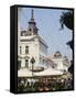 Outdoor Cafes on Kneza Mihailova Pedestrian Boulevard, Belgrade, Serbia-Christian Kober-Framed Stretched Canvas