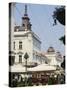 Outdoor Cafes on Kneza Mihailova Pedestrian Boulevard, Belgrade, Serbia-Christian Kober-Stretched Canvas