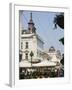 Outdoor Cafes on Kneza Mihailova Pedestrian Boulevard, Belgrade, Serbia-Christian Kober-Framed Photographic Print