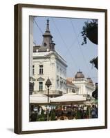 Outdoor Cafes on Kneza Mihailova Pedestrian Boulevard, Belgrade, Serbia-Christian Kober-Framed Photographic Print