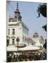 Outdoor Cafes on Kneza Mihailova Pedestrian Boulevard, Belgrade, Serbia-Christian Kober-Mounted Photographic Print