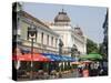 Outdoor Cafes on Kneza Mihailova Pedestrian Boulevard, Belgrade, Serbia-Christian Kober-Stretched Canvas