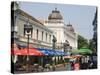 Outdoor Cafes on Kneza Mihailova Pedestrian Boulevard, Belgrade, Serbia-Christian Kober-Stretched Canvas