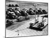 Outdoor Church Service with Cars Parked Behind, USA, 1950s-null-Mounted Photographic Print