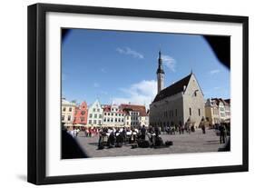 Outdoor Concert in Town Hall Square, Tallin, Estonia, 2011-Sheldon Marshall-Framed Premium Photographic Print