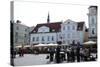 Outdoor Concert in Town Hall Square, Tallin, Estonia, 2011-Sheldon Marshall-Stretched Canvas