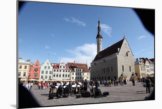 Outdoor Concert in Town Hall Square, Tallin, Estonia, 2011-Sheldon Marshall-Mounted Photographic Print
