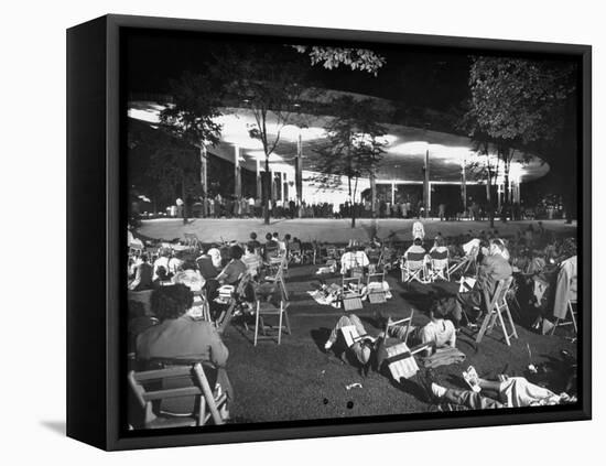 Outdoor Concert-Ralph Crane-Framed Stretched Canvas