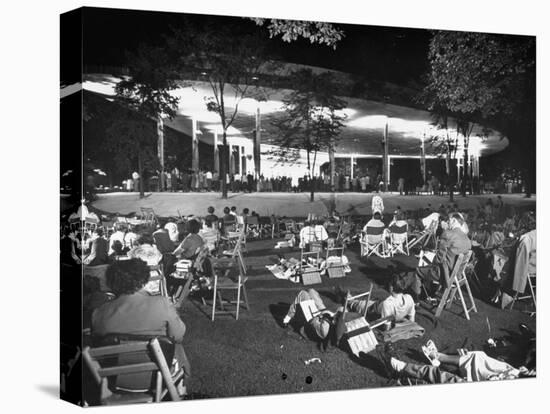 Outdoor Concert-Ralph Crane-Stretched Canvas