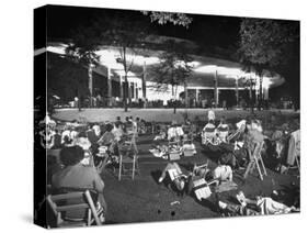 Outdoor Concert-Ralph Crane-Stretched Canvas