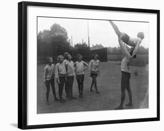 Outdoor Exercises 1930S-null-Framed Photographic Print