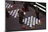 Outdoor Game of Draughts in Union Terrace Gardens in City Centre, Aberdeen, Scotland, c1960s-CM Dixon-Mounted Photographic Print