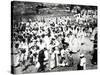 Outdoor Gathering, Korea, 1900-null-Stretched Canvas