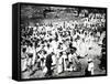 Outdoor Gathering, Korea, 1900-null-Framed Stretched Canvas