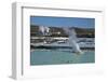 Outdoor Geothermal Swimming Pool and Power Plant at the Blue Lagoon, Iceland, Polar Regions-Peter Barritt-Framed Photographic Print