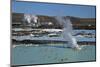 Outdoor Geothermal Swimming Pool and Power Plant at the Blue Lagoon, Iceland, Polar Regions-Peter Barritt-Mounted Photographic Print